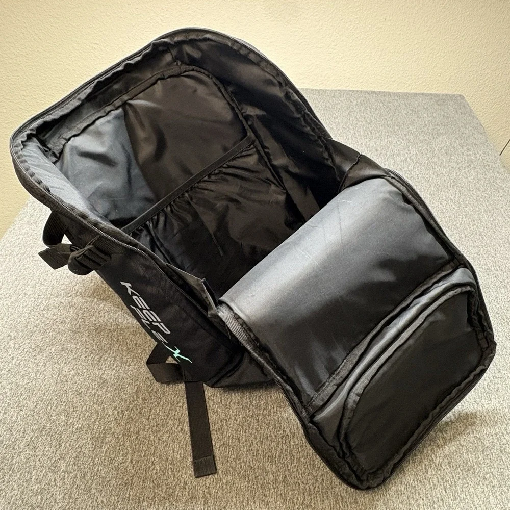 KAPPA Laptop‎ Backpack Blue Black Y2K Strap School College Skate